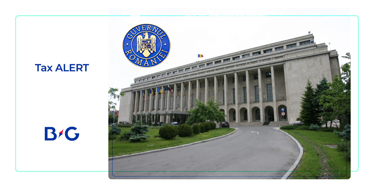 Tax Alert – Proiect de Lege privind pachetul 2 de măsuri fiscal-bugetare