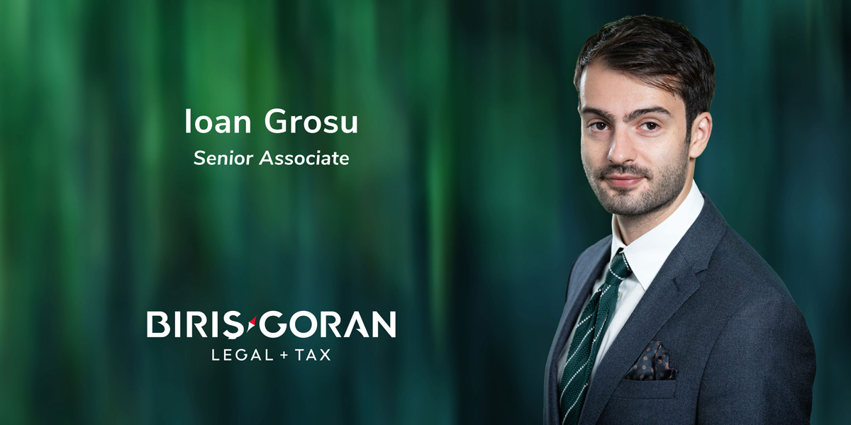 Ioan Grosu a fost promovat la poziția de Senior Associate