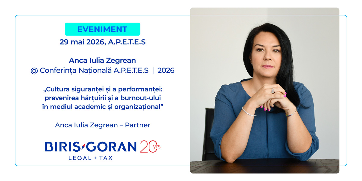 Anca Iulia Zegrean – speaker la Conferința Națională A.P.E.T.E.S.  |  2026