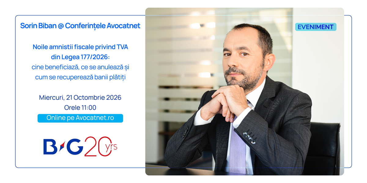 Noile amnistii fiscale privind TVA din Legea 177/2026: cine beneficiază, ce se anulează și cum se recuperează banii plătiți