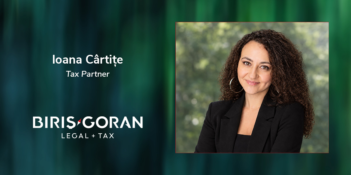 Ioana Cârtițe a fost promovată la poziția de Tax Partner