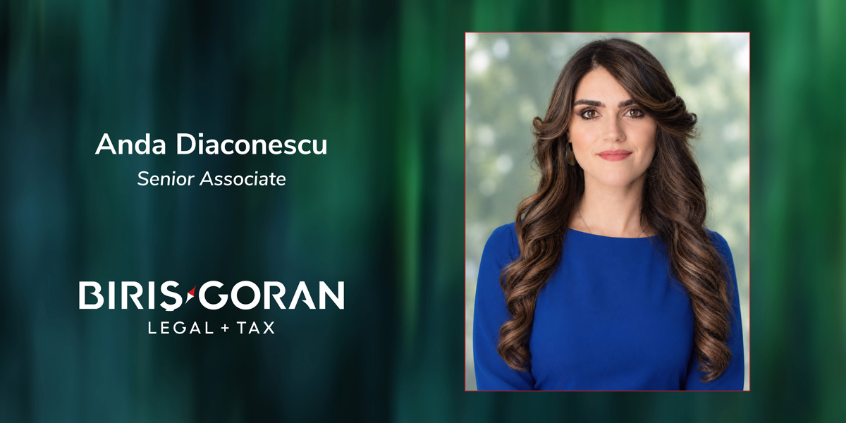 Anda Diaconescu a fost promovată la poziția de Senior Associate