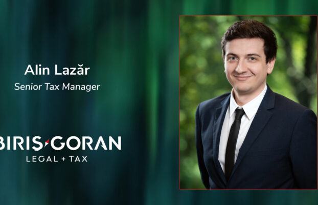 Alin Lazăr a fost promovat la poziția de Senior Tax Manager